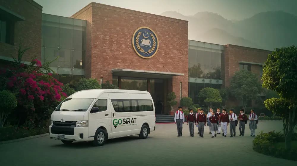 GoSirat Eco-Friendly School Transportation GoSirat eco-friendly school transportation reducing traffic congestion and carbon emissions through shared school rides.