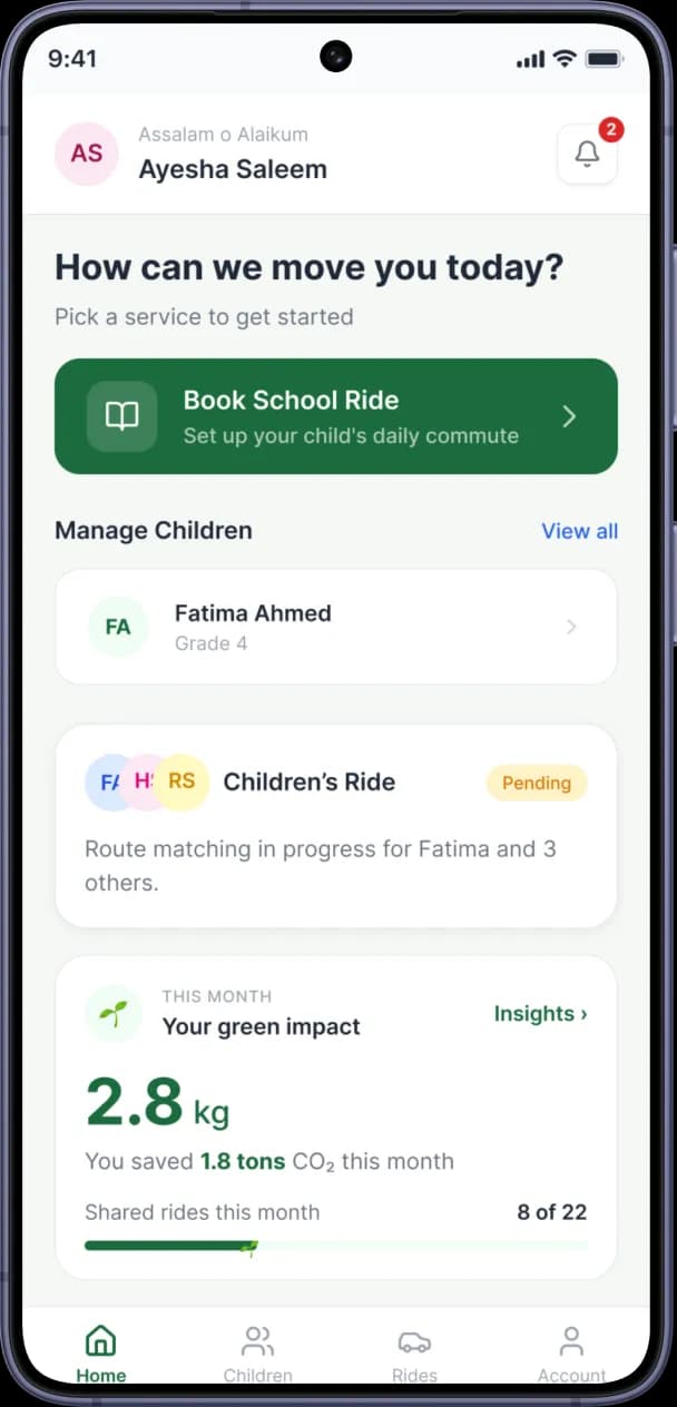 GoSirat safe school transport platform overview